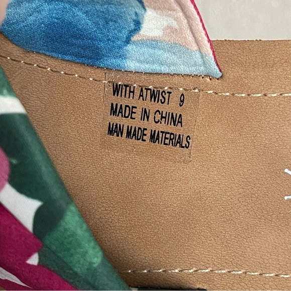 Corkys With a Twist Floral Slide Sandals Size 9 - Picture 11 of 15